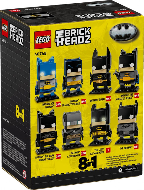 LEGO 40748 BrickHeadz - Batman 8w1 - Galeria zdjęcie 2