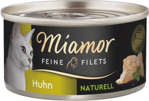 MIAMOR Feine Filets Naturell Kurczak - mokra karma dla kota - 80g - Galeria zdjęcie 1