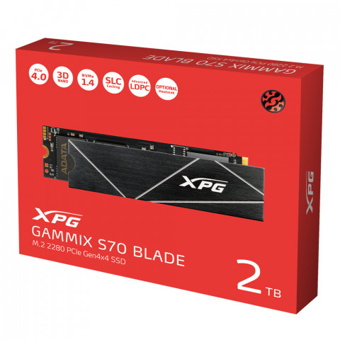 Dysk SSD ADATA XPG GAMMIX S70 BLADE 2TB M.2 2280 PCIe Gen3x4 - Galeria zdjęcie 6