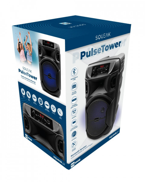 SQUEAK GŁOŚNIK KARAOKE PULSETOWER BT 5.3 SQ1006 - Galeria zdjęcie 3