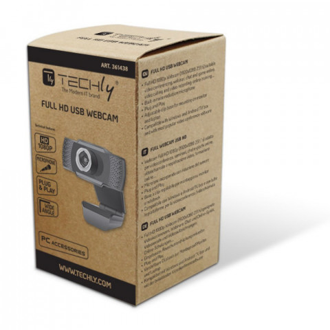 TECHLY KAMERA USB INTERNETOWA FULLHD 1080P Z MIKRO - Galeria zdjęcie 6