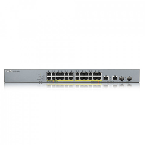 Switch Zyxel GS1350-26HP 26p PoE (PoE+: 24;) 375W Managed Gigabit - Galeria zdjęcie 4