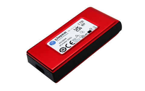 Dysk zewnętrzny SSD Kingston XS1000R (1TB; USB 3.2 Gen 2; red; SXS1000R/1000G) - Galeria zdjęcie 4