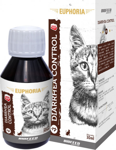 BIOFEED Euphoria Diarrhea Control - preparat przeciwbiegunkowy dla kota - 30 ml - Galeria zdjęcie 1