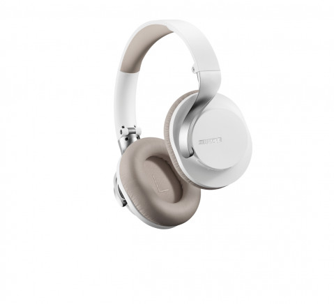 Shure SBH1DYWH1-EFS - Profesjonalne słuchawki bezprzewodowe AONIC 40 z systemem ANC (białe) - Galeria zdjęcie 2