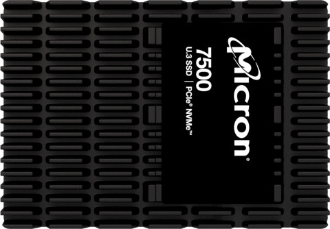 Dysk SSD Micron 7500 PRO 960GB U.3 (15mm) NVMe Gen4 MTFDKCC960TGP-1BK1DABYYR (DWPD 1) TCG - Galeria zdjęcie 2