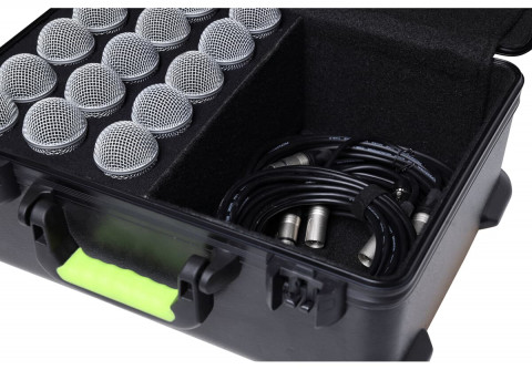 Shure SH-MICCASE15 - Plastikowa walizka z zatrzaskami na Mikrofony (15) - Galeria zdjęcie 10