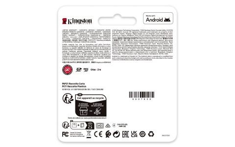 KINGSTON microSDXC Canvas Go Plus 64GB + Adapter - Galeria zdjęcie 6
