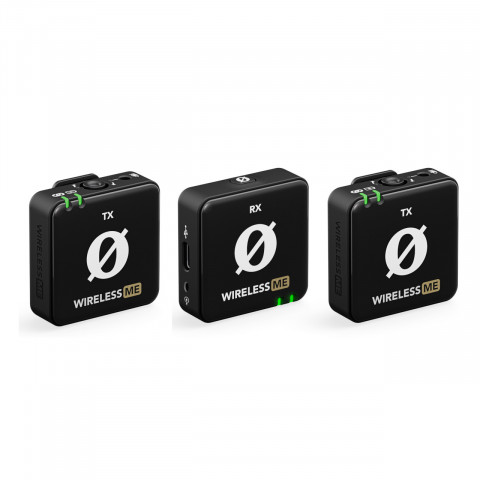 RODE Wireless ME Dual - Kompaktowy bezprzewodowy system mikrofonowy z dwoma nadajnikami do nagrywania dwukanałowego (czarny) - Galeria zdjęcie 16