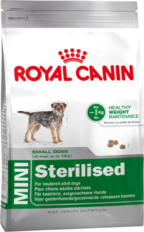 ROYAL CANIN CCN MINI STERILISED - sucha karma dla psa dorosłego - 8kg - Galeria zdjęcie 2