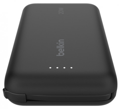 BELKIN POWERBANK 10 000 MAH, 20W, KABEL USB-C, BLK - Galeria zdjęcie 5