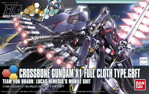 HGBF 1/144 CROSSBONE GUNDAM X1 FULL CLTH TYPE GBFT - Galeria zdjęcie 1