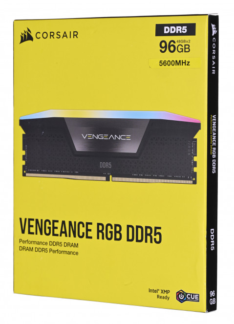 Corsair VENGEANCE RGB 96GB (2x48GB) DDR5 5600MHz C40 Kit Black - Galeria zdjęcie 11
