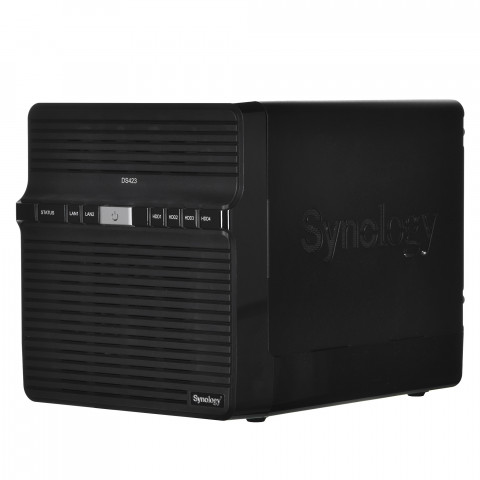 NAS Synology DS423; Tower; 4x (3.5" SATA HDD); Realtek RTD1619B;,2GB DDR4, 2x 1GbE RJ-45 - Galeria zdjęcie 3