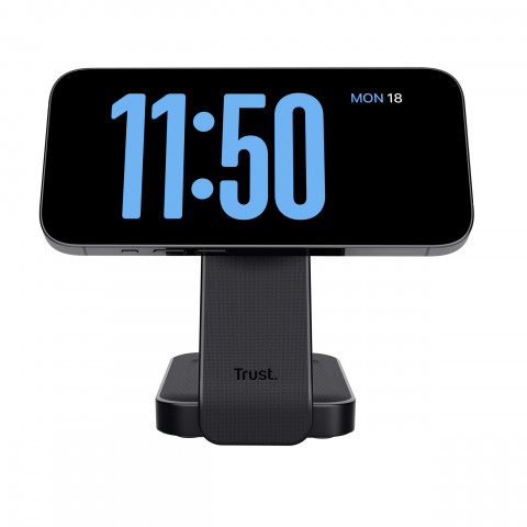 Magnetic Charge Stand Trust Viro 3-in-1 Wireless Black (25464) - Galeria zdjęcie 6