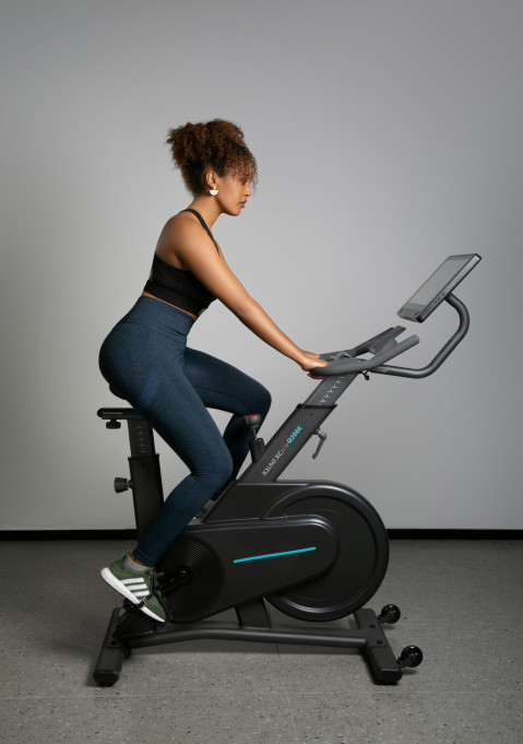 Rower stacjonarny, magnetyczny OVICX Q200X z ekranem dotykowym 15,6" TFT, WIFI bluetooth&app - Galeria zdjęcie 11