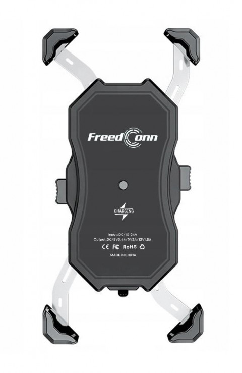 Uchwyt na telefon i ładowarka indukcyjna FreedConn MC1W 15W + USB - Galeria zdjęcie 1