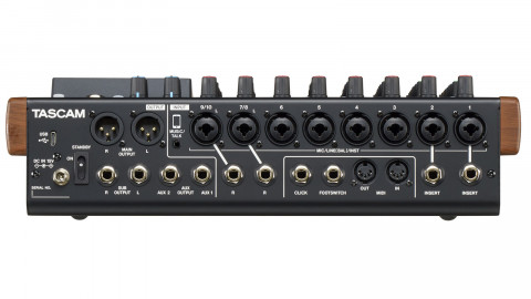 Tascam Model 12 - 10-kanałowy mikser z 12-ścieżkowym rejestratorem - Galeria zdjęcie 5