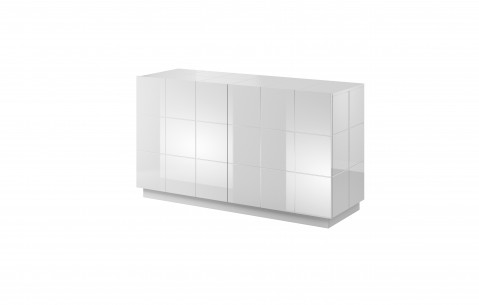Komoda 2D REJA biały połysk/ biały połysk - Galeria zdjęcie 3