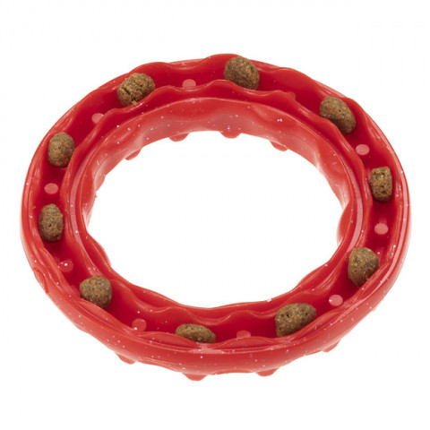 FERPLAST Smile ring S red - zabawka dla psa - Galeria zdjęcie 2