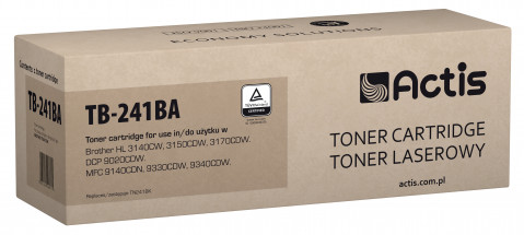 Actis TB-241BA Toner do drukarki Brother, Zamiennik Brother TN-241BK; Standard; 2500 stron; czarny. - Galeria zdjęcie 1