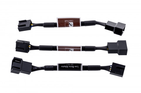 Moc. NOCTUA NA-SRC7 3 szt Low-Noise Adaptors 4-Pin - Galeria zdjęcie 4