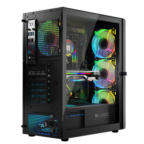 LOGIC OBUDOWA ARAMIS ARGB MIDI USB 3.0 BLACK - Galeria zdjęcie 15