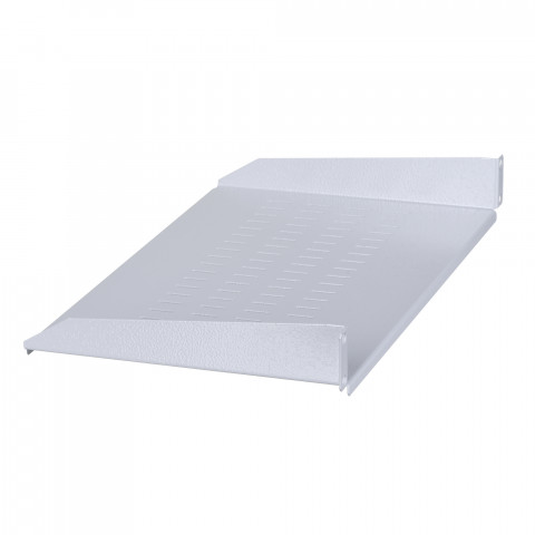 Półka stała A-Lan 19" 1U głęb. 250mm SA-P-19-1U-250-2-S szara - Galeria zdjęcie 3