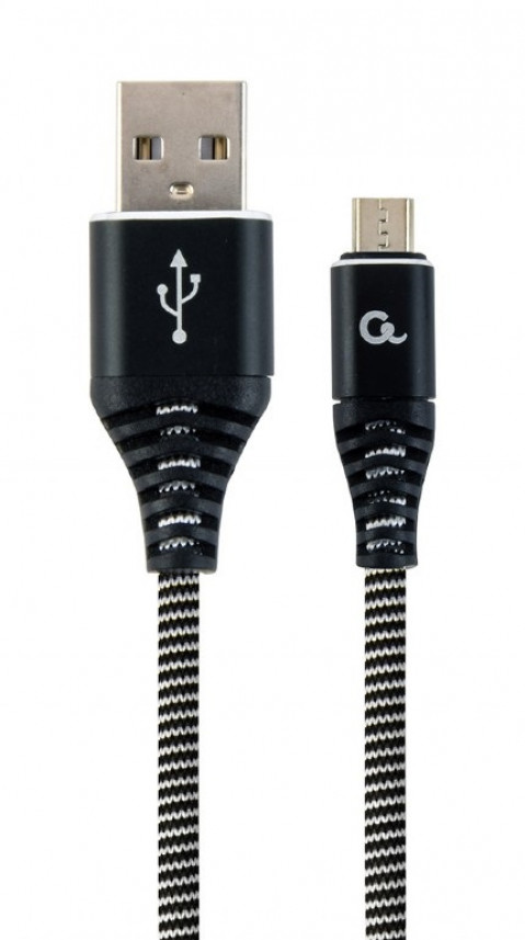 GEMBIRD KABEL MICRO USB 2.0 AM-MBM5P 2M,CZARNY/BIA - Galeria zdjęcie 1