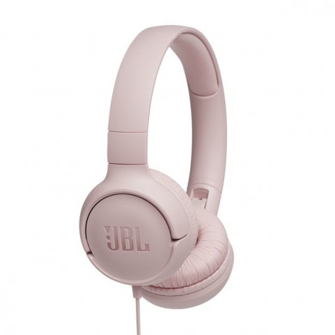 Słuchawki JBL Tune 500 (rożowe, nauszne, z wbudowanym mikrofonem) - Galeria zdjęcie 1