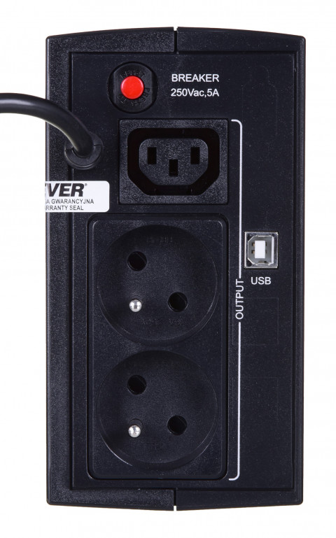 Zasilacz UPS EVER DUO 550 PL AVR USB (T/DAVRTO-000K55/01) - Galeria zdjęcie 3
