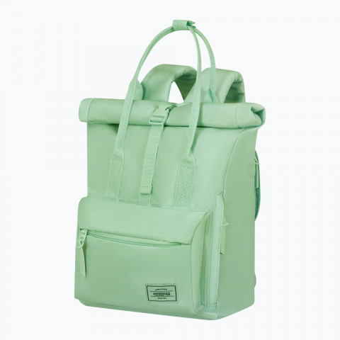 American Tourister Urban Groove Pastels Roll Top Backpack Pastel Green - Galeria zdjęcie 3