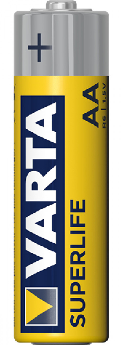VARTA BATERIA CYNKOWO-WĘGLOWA R6 AA SUPERLIFE 4SZT - Galeria zdjęcie 2