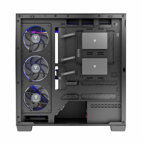 MODECOM OBUDOWA VOLCANO STELLAR ARGB MIDI 8F BLACK - Galeria zdjęcie 2