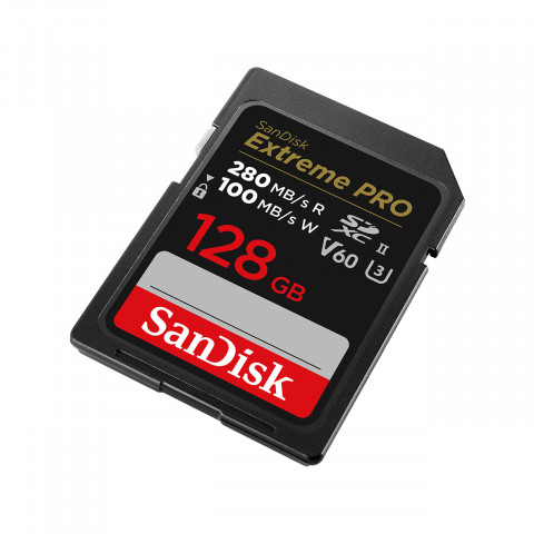 KARTA SANDISK EXTREME PRO SDXC 128GB 280/100 MB/s V60 UHS-II - Galeria zdjęcie 2