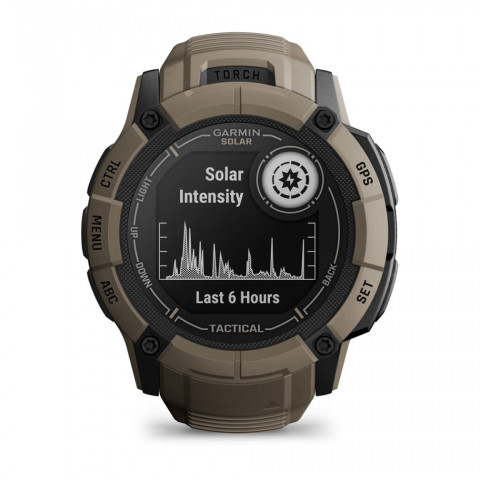 Zegarek Garmin Instinct 2X Solar - Tactical Edition Coyote Tan - Galeria zdjęcie 2