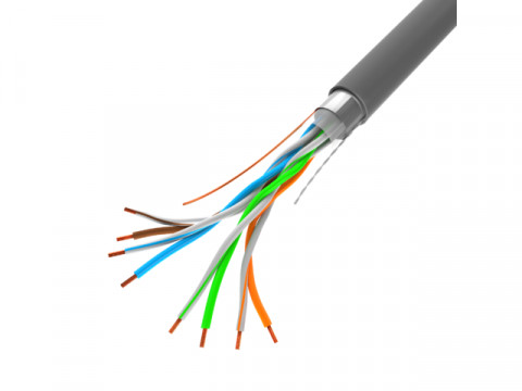 Lanberg kabel ftp kat.5e 305m drut cca lcf5-10cc-0305-s - Galeria zdjęcie 2