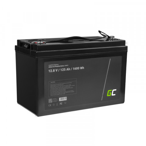 GREEN CELL AKUMULATOR LIFEPO4 CAV13 12/12,8V 125AH - Galeria zdjęcie 1