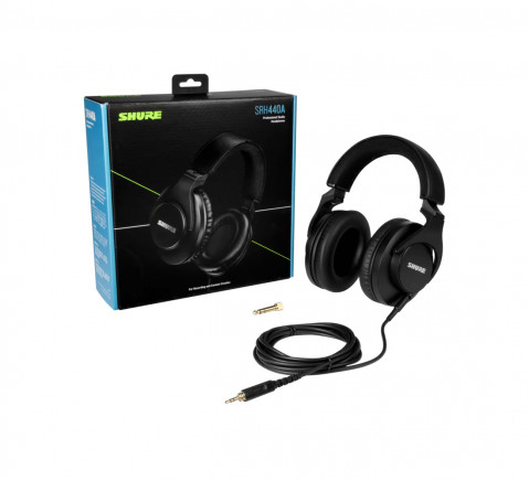 Shure SRH440A-EFS - Profesjonalne studyjne słuchawki nauszne, zamknięte - Galeria zdjęcie 4