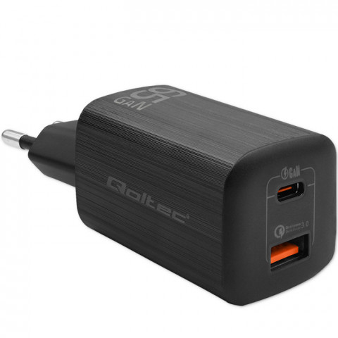 QOLTEC ŁADOWARKA SIECIOWA 65W GAN ULTRA | 5-20V | - Galeria zdjęcie 1