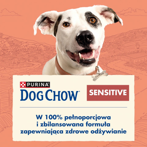 PURINA Dog Chow Sensitive Łosoś - sucha karma dla psa - 14 + 2,5kg - Galeria zdjęcie 5