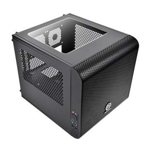 Obudowa Thermaltake Core V1 MiniITX IS UB3.0 Window - Black - Galeria zdjęcie 3