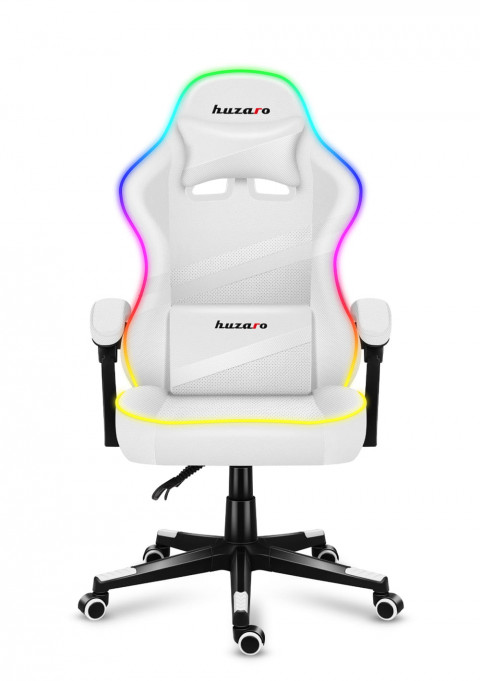 Fotel gamingowy Huzaro Force 4.4 RGB White - Galeria zdjęcie 2