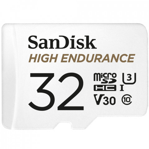 SANDISK High Endurance microSDHC 32GB V30 z adapterem - Galeria zdjęcie 1