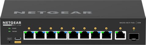 Switch Netgear M4250-9G1F (GSM4210PD) 10p PoE 110W (PoE+: 8p) Managed Gigabit - Galeria zdjęcie 7