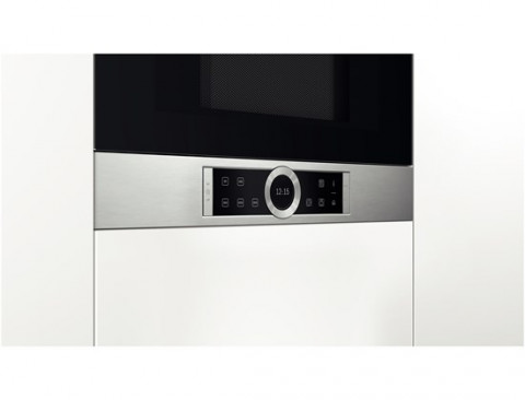Kuchenka mikrofalowa Bosch BFR634GS1 (900W/Stal szlachetna) - Galeria zdjęcie 3