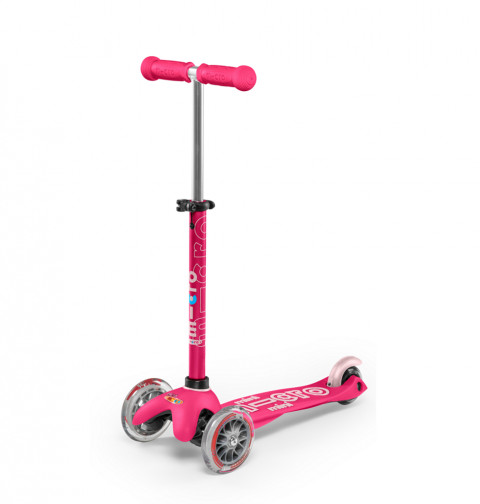 Micro Trójkołowa hulajnoga dziecięca Mini Deluxe Pink - Galeria zdjęcie 1