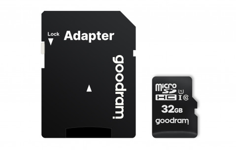 GOODRAM microSDHC 32GB class 10 UHS I + adapter - Galeria zdjęcie 1
