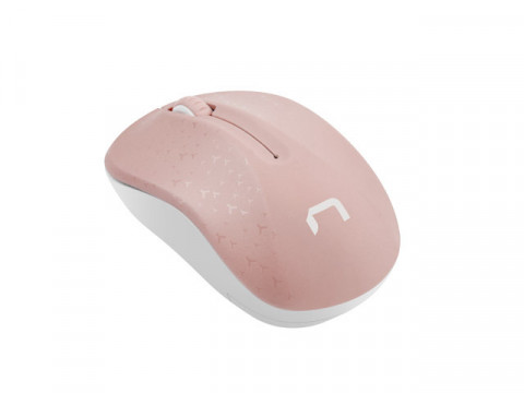 NATEC MYSZ BEZPRZEWODOWA TOUCAN PINK-WHITE 1600DPI - Galeria zdjęcie 1