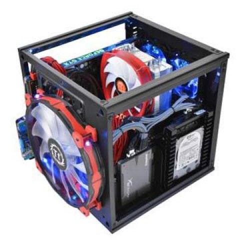 Obudowa Thermaltake Core V1 MiniITX IS UB3.0 Window - Black - Galeria zdjęcie 15